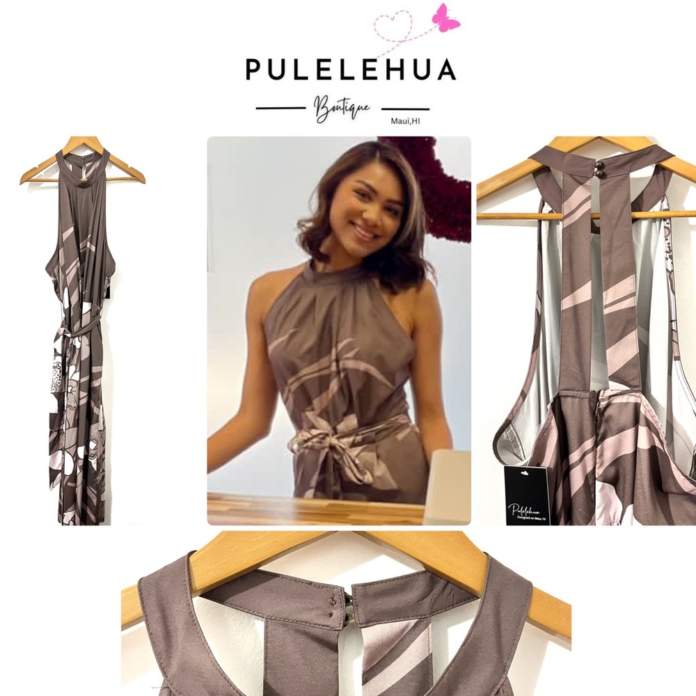 Pulelehua 🦋 Maui • Hawaii • U’ilani Jumpsuit Orchid • XL • NWT ‼️ Note